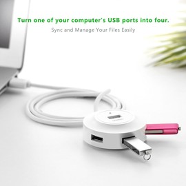 UGREEN 20270 USB 2.0 4-Port Hub White (V28-ACBUGN20270)