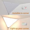 haultop Corner Light with Switch, Ceiling Corner Lights for Living