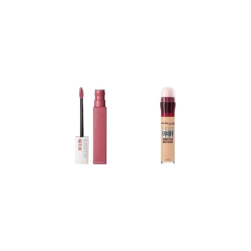 Maybelline Labial Liquido Matte Larga Duracion Superstay, Matte Ink 15