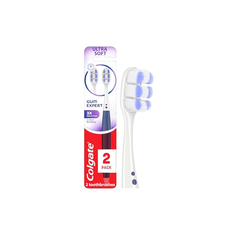 Colgate Gum Expert Ultra Soft Toothbrush Pack, Extra Soft Toothbrush