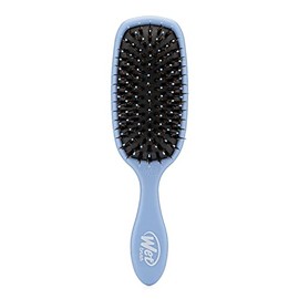Wet Brush Shine Enhancer Paddle Brush Sky - Cepillo desenredante de cabello con cerdas ultra suaves, impregnado con aceite de argán natural,