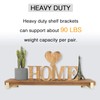 OVOV 4 Pcs Heavy Duty Shelf Brackets 6 inch Industrial