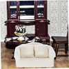 NOLITOY Miniature Dollhouse Sofa with Plush and Removable Cushions Realistic
