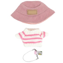 Esshogo 1 Set 17cm Labd Kleidung Zubehör, Kleidung für Puppe, Outfit für Plüschtiere, Kleidung für die Plüsch Toy, Kleidung für Puppe, Labd Puppenkleidung, Puppen Pullover Hoodie Kleidung