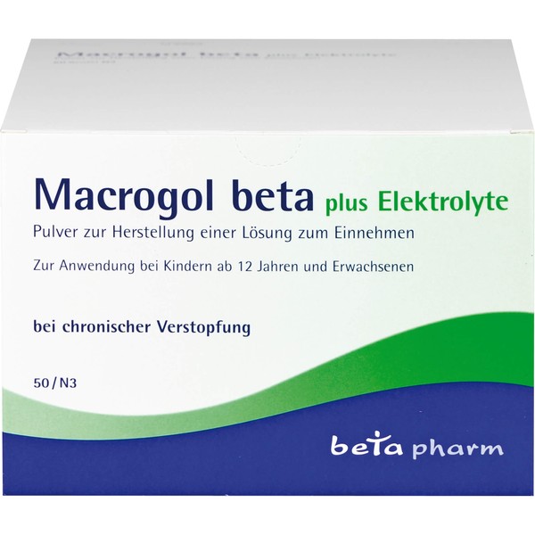 Macrogol beta plus Elektrolyte Pulver, 50 pcs. Sachets