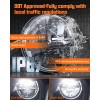 uspaits888 Pair Fit Freightliner Century Class 1996-2011 7'' Inch LED