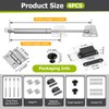 Mdkave Drop Down Gas Struts with Hings for Cabinets,Soft Close