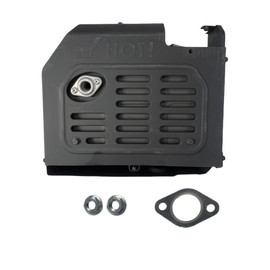 POWER PRODUCTS Muffler Assembly with Exhaust Pipe, Gasket and Bolts Compatible Replacement for PREDATOR Open Frame Inverter Generators 8750W Surge / 7000W Running (SKU# 71340, 59190)