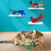 Ataica Chirping Bird Cat Toy with Electronic Sounds & Feathers