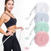 4 Stück Massband Körper 200cm Measuring Tape Einziehbares Maßband Körper