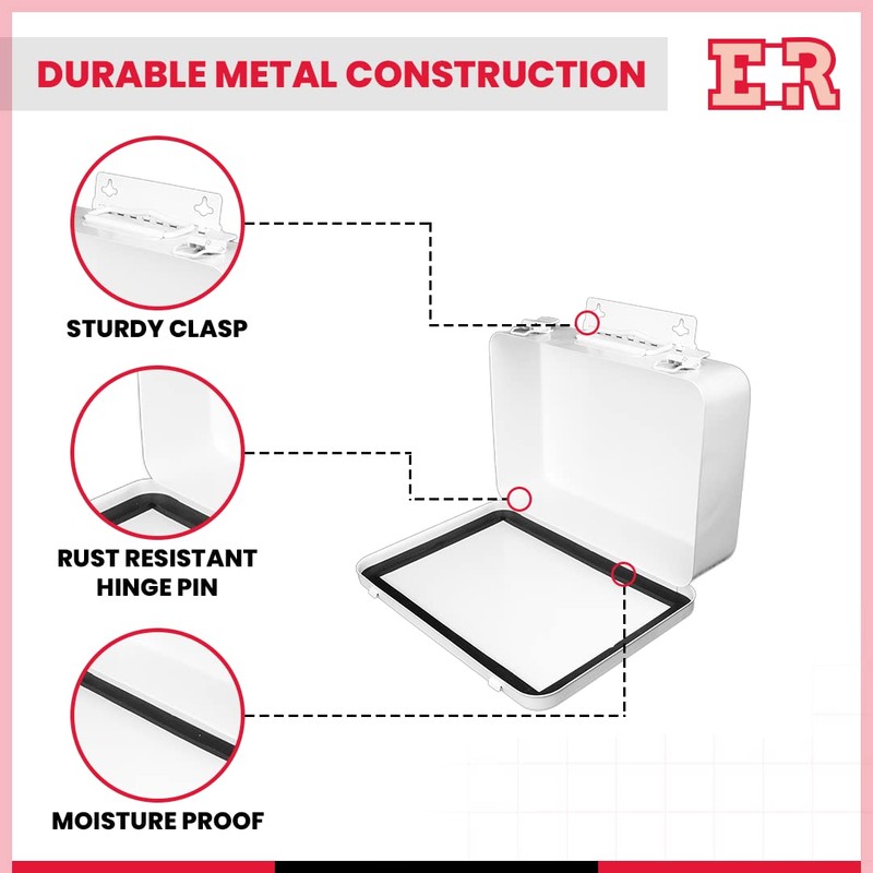 Ever Ready First Aid Metal Case, No.16-H – 9.5” x