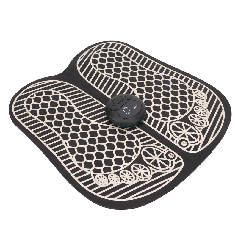Electric Foot Massage Pad Heating Micro Current Folding Portable USB