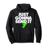 Just Gonna Send It - Snowmobile Hoodie Pullover Hoodie