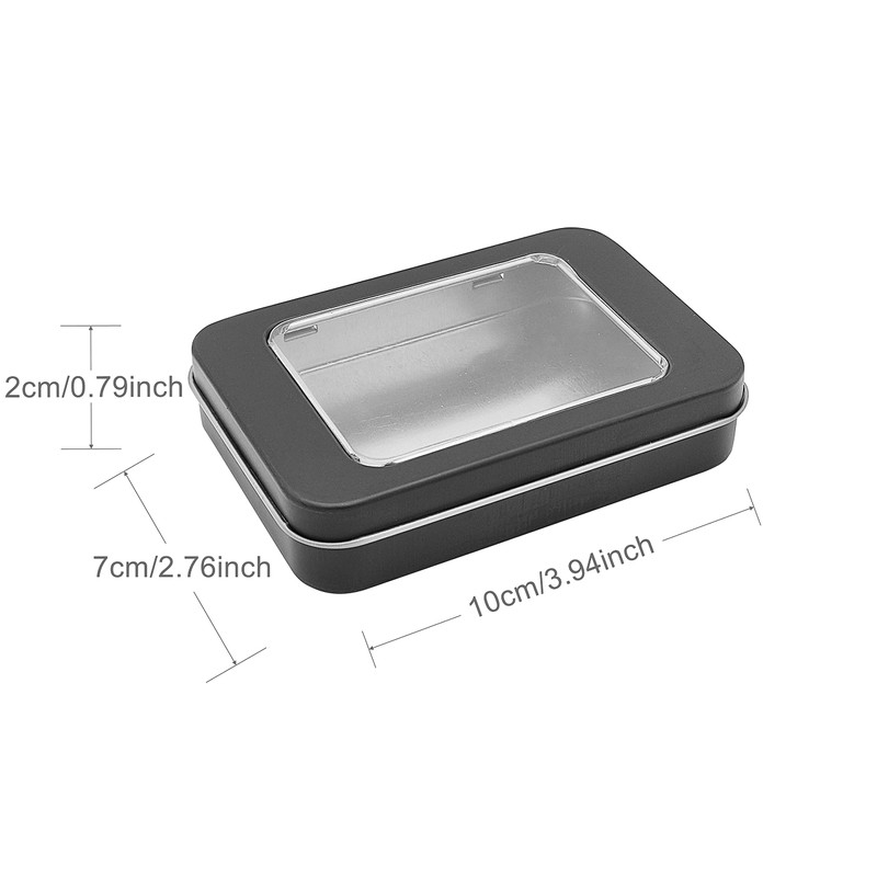 WestKaiba Set of 6 Tin Cans, Mini Box, Metal Storage