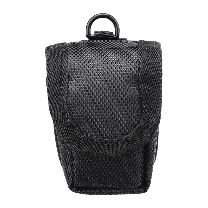 Fdit Portable Black Storage Bag for Finger Oximeter with Belt