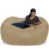 Chill Sack Bean Bag Chair: Huge 6' Memory Foam Furniture