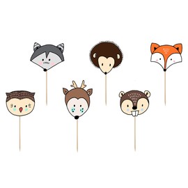 Woodland Forest Garland Banner Perfect for Children Birthday Party 260cm (Woodland Cupcake Toppers)