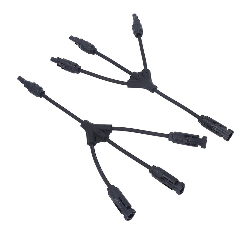 One Pair Solar Panel Connector 3 to 1 Y Branch
