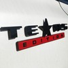 2 Count Black+Red 3D Texas Edition Emblem Compatible with Chevy