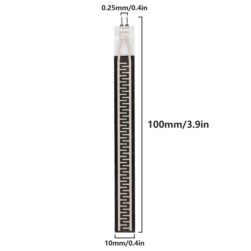 Luatoxry Flex Sensor, ZD10-100 Thin Film Force Sensitive Resistor, -20-60℃