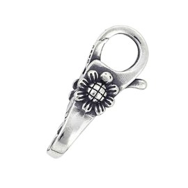 My-Bead Chain Clasp Sunflower 925 Sterling Silver Double Lobster Clasp Jewellery Clasp Bracelets Necklaces DIY