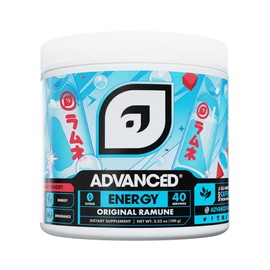 Advanced Energy - Energy Boosting Formula with Electrolytes for Hydration - L-Theanine to Combat Jitters - Sugar Free & Keto Friendly - No Maltodextrin (40 Servings) (Ramune)