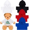 Litherr S 4 Pcs Stuffed Bear Clothes Tshirts for Sublimation Classic Hoodie for Stuffed Animal Designed for 14-18 Inch Plush Bears Dolls.