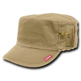 Rapiddominance French Round Bill Cap, Khaki, X-Large/37