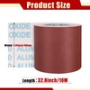 SIJDIEE 240 Grit Sandpaper Roll, 3.94'' x 32.8 Feet Aluminum