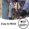 4 PCS Weldable Barrel Hinges Weld On Bullet Door Hinge