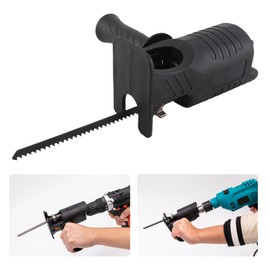 Reciprocating Saw Attachment for Drill Kit for Cordless Drill with Blades for Metal Wood Cutting Jig Saws, Drill Saw Attachment