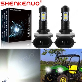 SHENKENUO 2 EX Bright LED light bulbs for JD Deere Gator XUV 560E 590E 825i 835E AXE1694