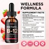 (2 Pack) Vitamin B12 liquid Drops, B12 vitamins 5000 mcg,