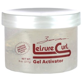 Leisure Curl Gel Activator For Extra Dry Hair 8.0 Oz (Pack of 4)