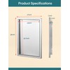 BBQ Access Door, 17" W x 24" H Stainless Steel