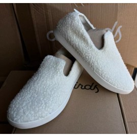 Allbirds NEW ALLBIRDS WOOL LOUNGER FLUFF NATURAL WHITE CREAM SHOES SHERPA MENS SIZE 13