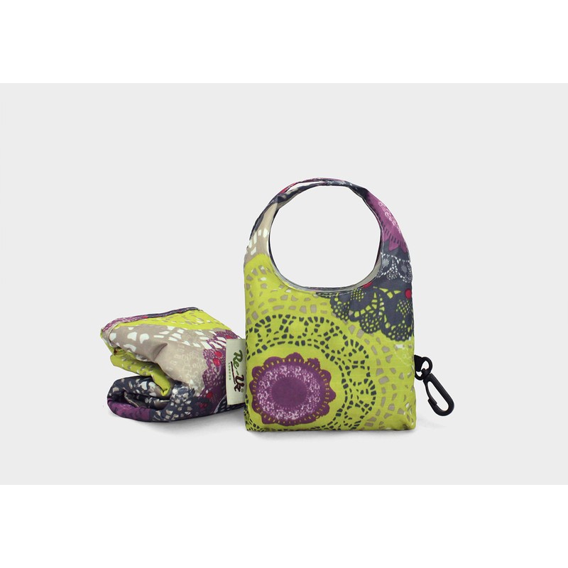 Re-uz Unisex-Adult Water Resistant Shopping Top-Handle Bag Doily