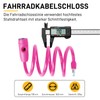 Children's Bicycle Lock, PVC Coating, Children's Bicycle Lock Waterproof and