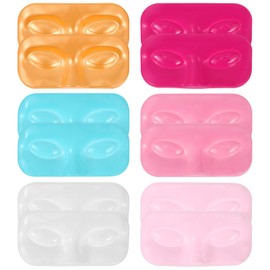 Beaupretty 12pcs Eyelash Face Support False Eyelash Case False Eyelash Tray False Eyelash Holder Pvc Artificial Storage Box Eyelash False Display Tray Eyelash Tray Container