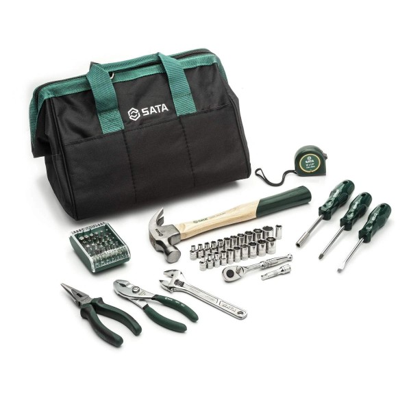 SATA 62-Piece General Purpose SAE and Metric Mechanic’s Tool Set