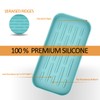 FZHOME Silicone Kitchen Sink Organizer Tray for Multiple Usage (Green)