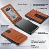 umoven Wallet for Men - with Money Clip Slim Leather