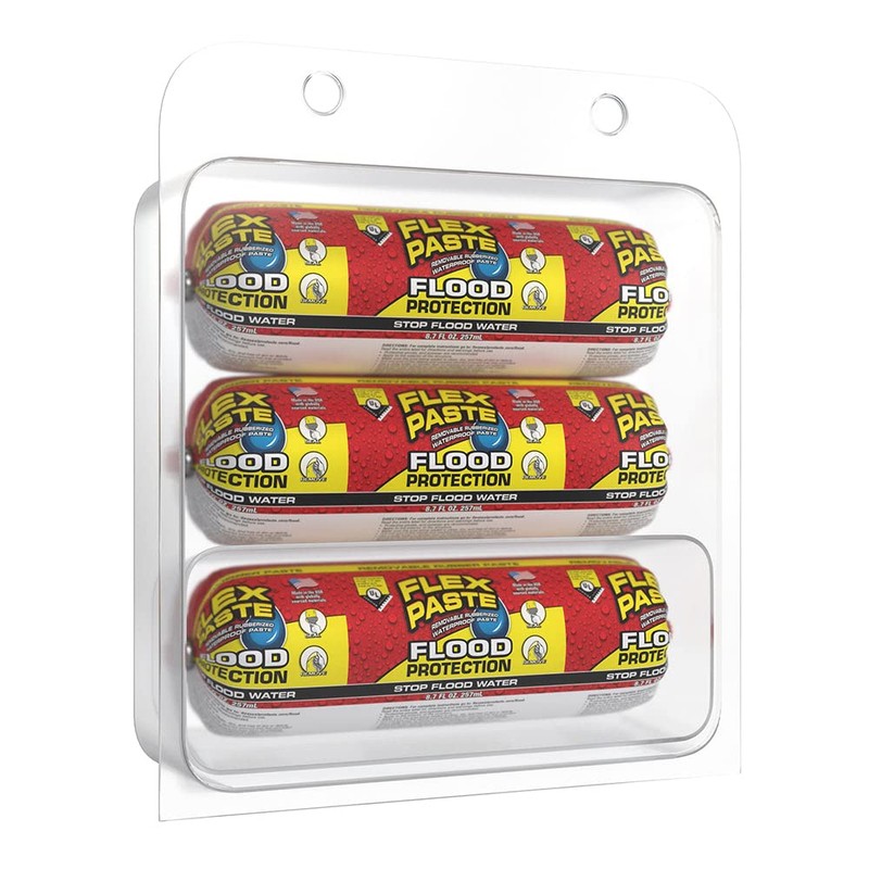 Flex Paste Flood Protection, Wrapped Sleeve, (3) 8.75 oz, Waterproof