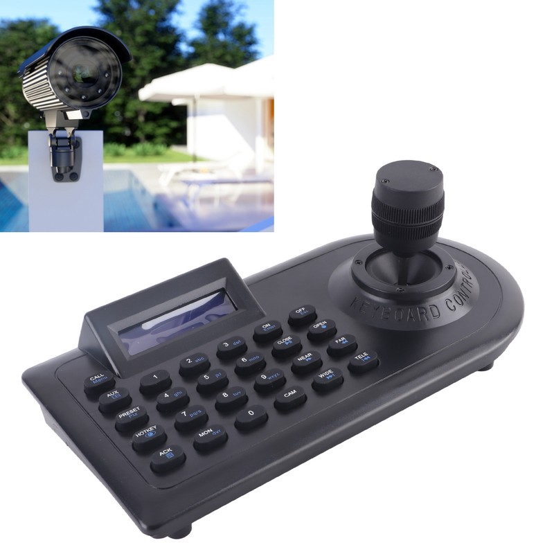 3D PTZ Camera Controller Strong Compatibility LCD Display with Joystick