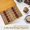 NANXITU K Cup Storage Organizer,Wood Coffee Pod and Tea Bag