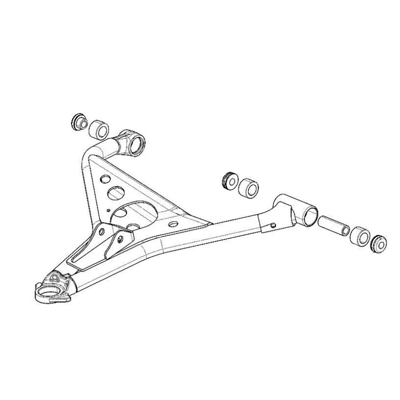 customcut Upper A-Arm Bushing Shaft Rebuild Kit 5452233 5139966 for