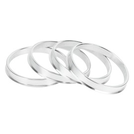 INFINAUTO Hub Centric Rings, 67.1mm ID to 72.6mm OD Vehicle Wheel Hubrings Aluminum Alloy, 4 Pcs