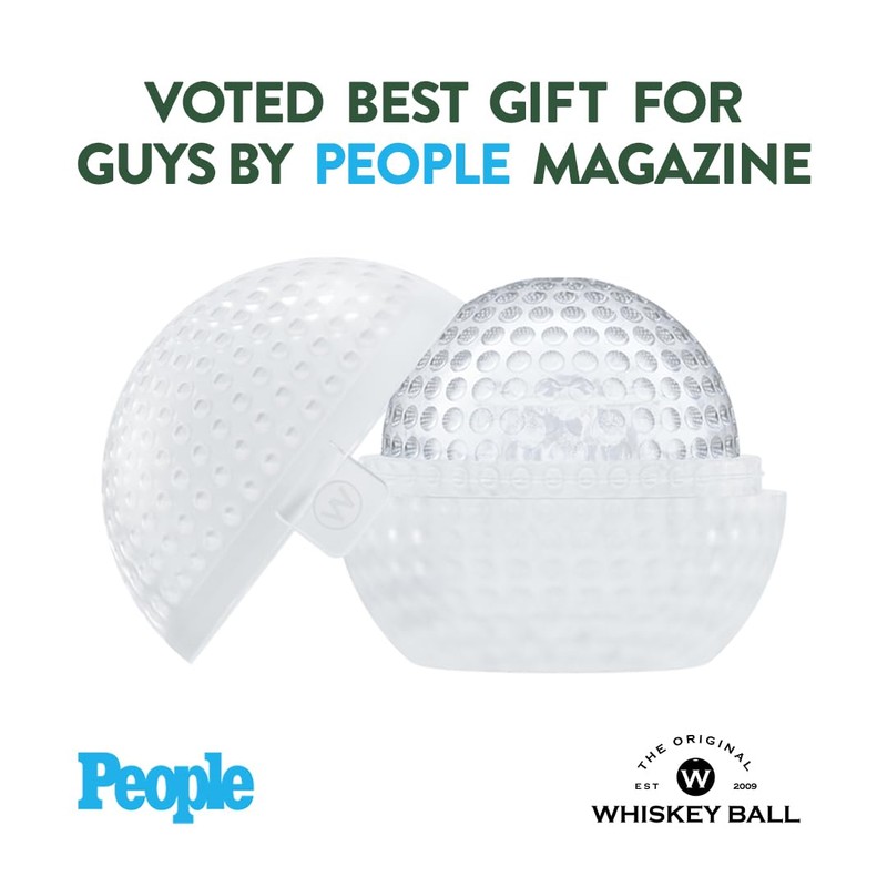 2 Pcs Silicone Golf Ball Ice Mold - 2.5” Ice