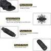 Unbranded Tactical Flashlight Holster Duty Belt Pouch Rotatable Clip 360