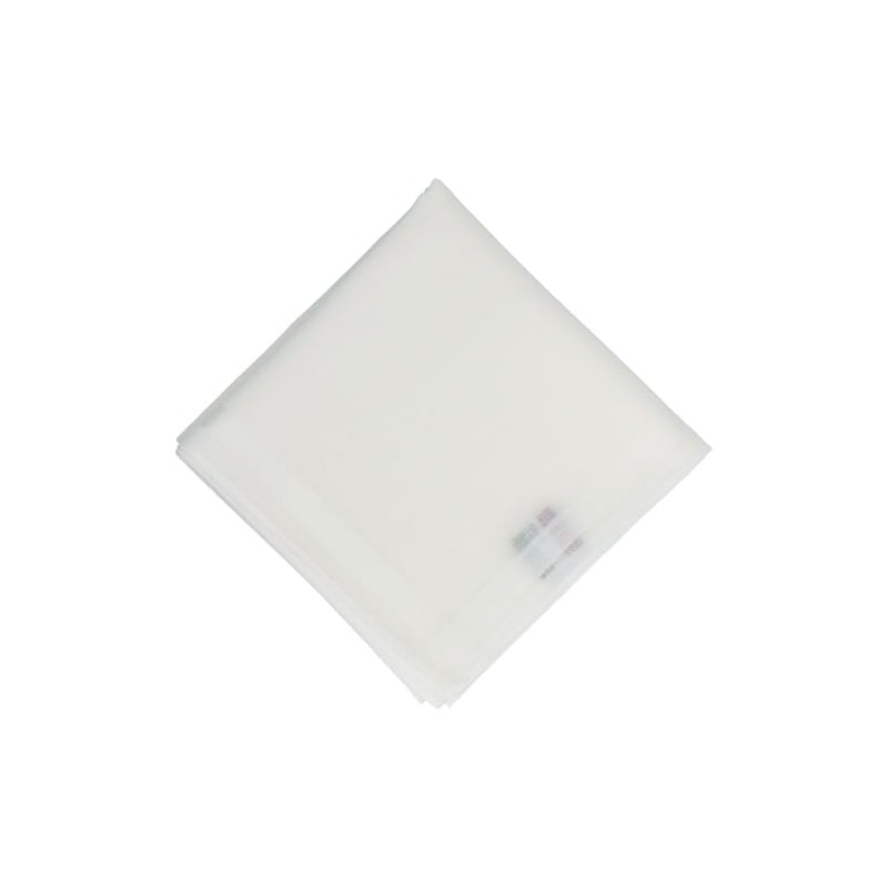 Orobianco 24406010 Handkerchief Men's Yarn-Dyed Handkerchief, Men's, White [C]